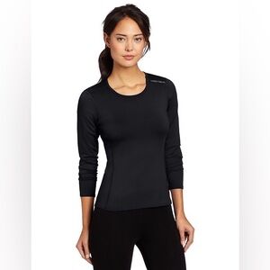 Hot Chillys Micro Elite Chamois Crewneck Top Mid Weight Base Layer Women S